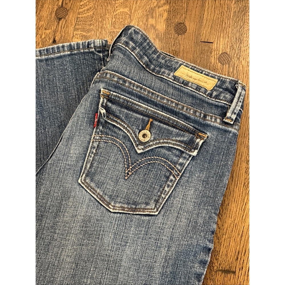 Levis 545 Womens Jeans Size 10 Bootcut Low Rise Medium Wash Blue Denim VGC